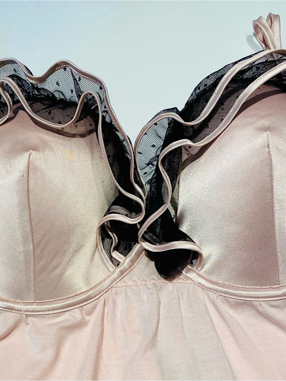 Victoria's Secret Blush Pink Babydoll Lingerie Set, size 36D - Picture 8 of 9